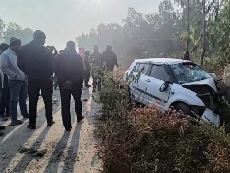 गांगटाही पुल के पास एक भीषण सड़क हादसा हुआ !