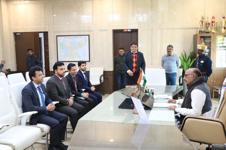 अध्यक्ष झारखंड विधानसभा  रबीन्द्रनाथ महतो  से 2023 बैच के प्रशिक्षु IAS भेंट की !