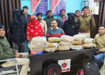 फ्लाइंग टीम द्वारा 14 किलोग्राम गांजा बरामद !