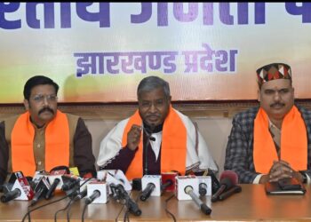 शराब घोटाले में आईएएस  विनय चौबे के साथ  सीएम हेमंत सोरेन भी शामिल…..बाबूलाल मरांडी !