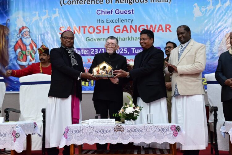 राज्यपाल  संतोष कुमार गंगवार ने राँची में आयोजित ‘क्रिसमस मिलन महोत्सव’ में भाग लिया !