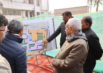 बिहार सीएम लोकनायक जयप्रकाश नारायण सुपर स्पेशयलिटी अस्पताल के भवन निर्माण कार्य का किया निरीक्षण !