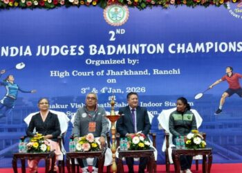 2nd All India Judges Badminton Tournament 2026 का विधिवत शुभारंभ !