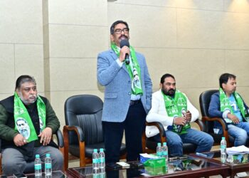 केंद्रीय अध्यक्ष हेमंत सोरेन के कांके रोड में रांची जिला अंतर्गत सभी स्तर के पदाधिकारियों की बैठक आयोजित !