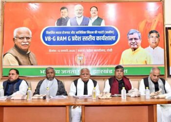 मांग आधारित नहीं बल्कि आवश्यकता आधारित योजनाओं पर केंद्रित है जी राम जी -मनोहर लाल खट्टर !