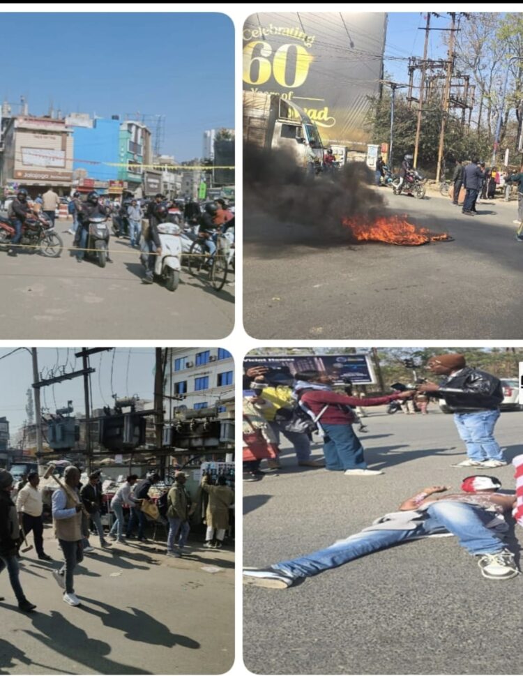राजा सोमा मुंडा की हत्या के विरोध में आज आदिवासी समुदायों ने झारखण्ड बंद का आह्वान किया !