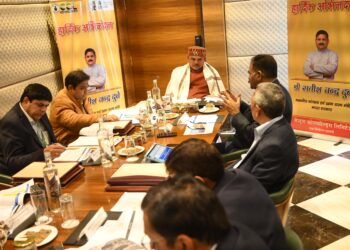 कोयला एवं खान राज्य मंत्री  सतीश चंद्र दुबे जी की अध्यक्षता में सीसीएल की उच्चस्तरीय समीक्षा बैठक संपन्न !