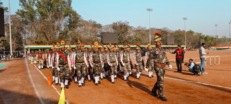 गणतंत्र दिवस समारोह का फुल ड्रेस रिहर्सल संपन्न !