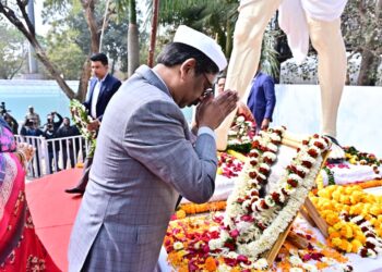 मुख्यमंत्री  हेमन्त सोरेन ने राष्ट्रपिता महात्मा गांधी की पुण्यतिथि पर उन्हें दी भावपूर्ण श्रद्धांजलि !
