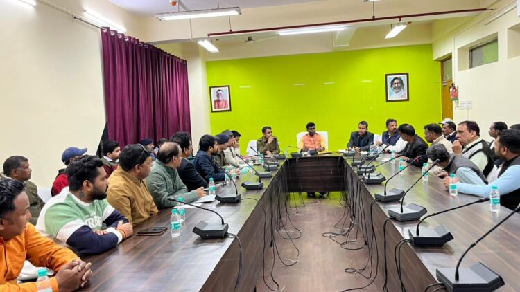 झारखंड आगामी शिवरात्रि के दौरान विधि- व्यवस्था संधारण हेतु बैठक !