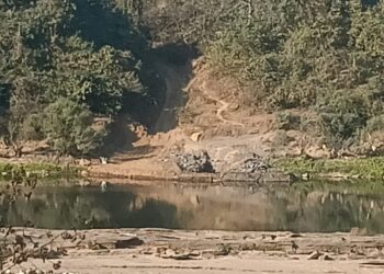 धनबाद जिला में दामोदर नदी के पेट से किनारा तक अवैध कोयला खनन -सरयू राय !