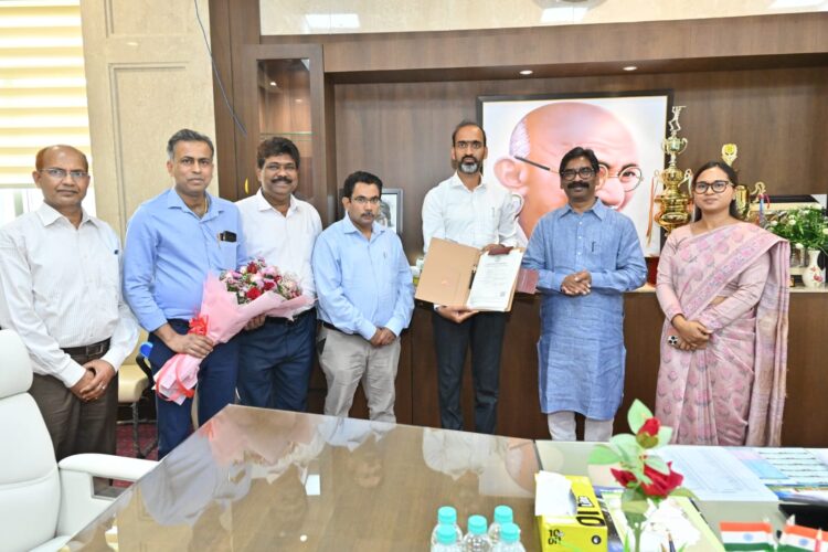 मुख्यमंत्री  हेमन्त सोरेन की उपस्थिति में ICAR-NMRI हैदराबाद झारखंड क्षेत्र में विकास हेतु एमओयू पर हस्ताक्षर संपन्न !