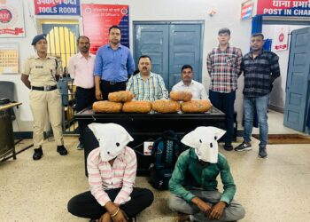 RPF पोस्ट हटिया एवं फ्लाइंग टीम रांची द्वारा गांजा बरामद !