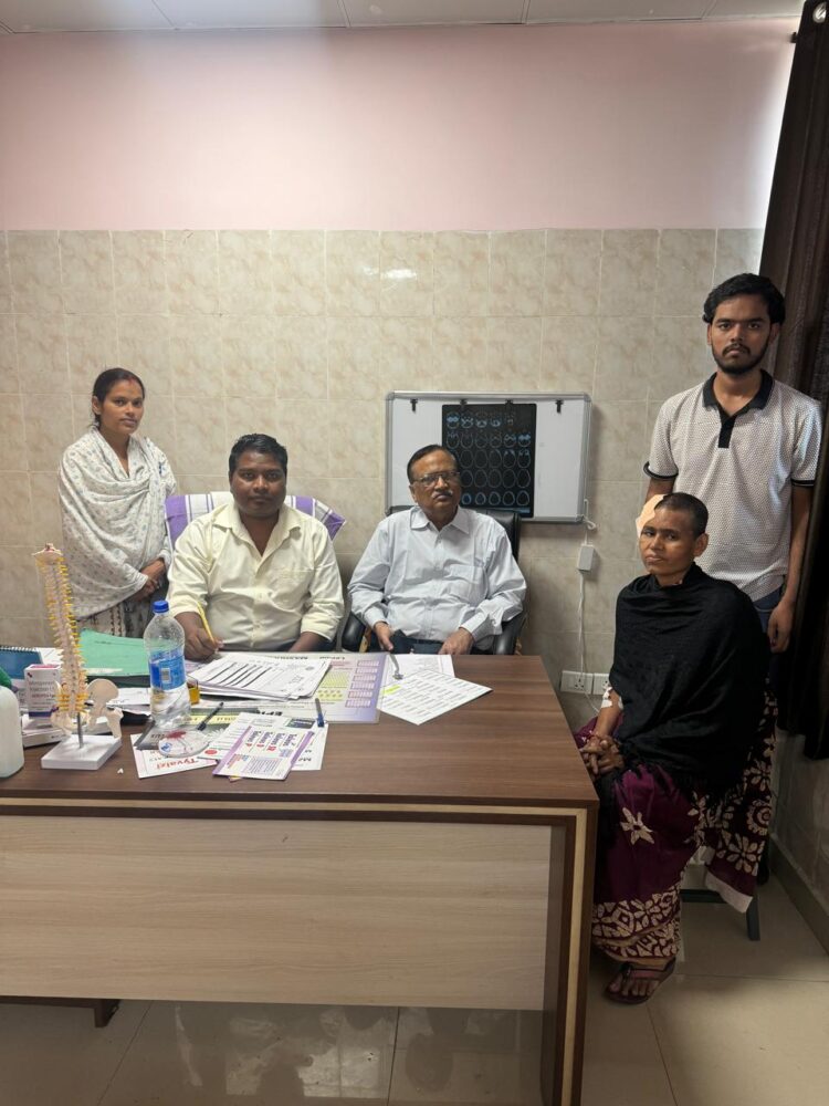 न्यूरो सर्जन डॉ अशोक मुंडा द्वारा सफल ब्रेन ट्यूमर इलाज !