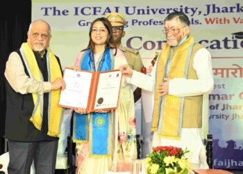 इक्फ़ाई विश्वविद्यालय झारखंड का 6वां दीक्षांत समारोह आज आयोजित हुआ !