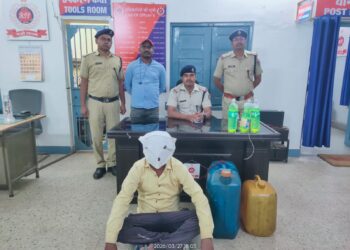 रेलवे सुरक्षा बल, हटिया द्वारा रेलवे डीजल चोरी का भंडाफोड़ !