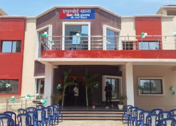 पूजा-अर्चना के बाद नए भवन में शिफ्ट हुआ एयरपोर्ट थाना !