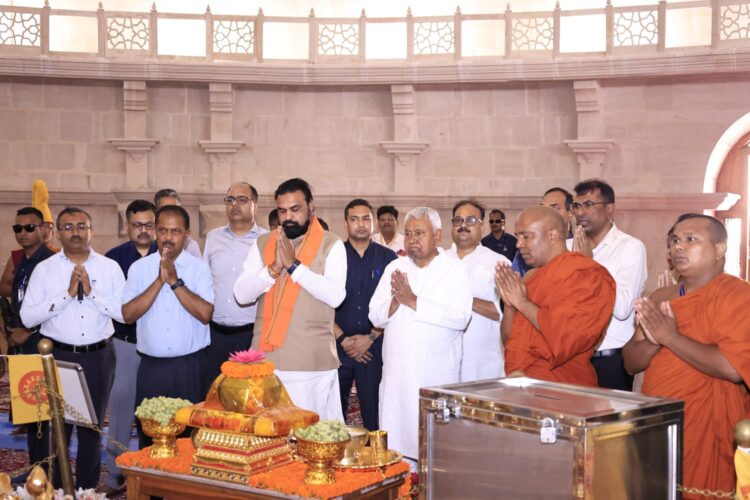 बिहार मुख्यमंत्री ने बुद्ध सम्यक दर्शन संग्रहालय एवं स्मृति स्तूप परिसर का किया भ्रमण !