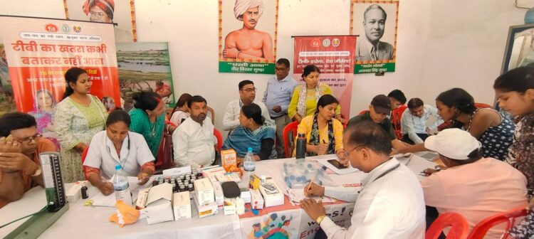 टीवी बीमारी के जागरूकता को लेकर कुल 160 लोगों का टीबी स्क्रीनिंग किया गया !